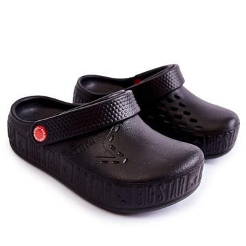 Детские черные сабо Big Star II375001