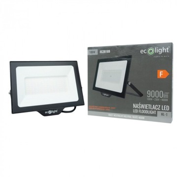 Naświetlacz Halogen LAMPA Robocza LED 100W 9000lm 4000K 2W1 IP65 Reflektor