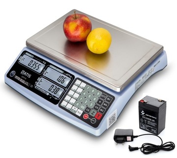 WAGA SKLEPOWA Z LEGALIZACJĄ 30KG ELEKTRONICZNA