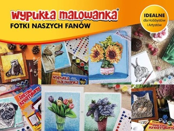Творческий набор выпуклой раскраски лесной белки