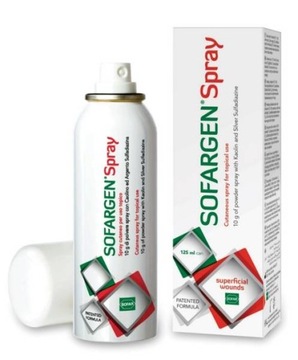 SOFARGEN SPRAY OPATRUNEK NA RANY W SPRAYU SREBRO