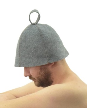 czapka do sauny filcowa DZWONEK unisex XL -XXL