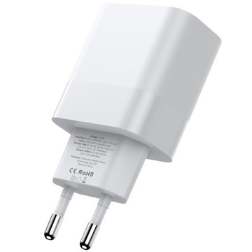 Uniwersalna ładowarka sieciowa Tech-Protect C20W 2x USB-C PD 20W QC3.0