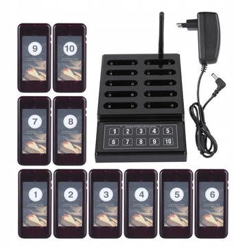 Bezprzewodowy system pagera SU-68G 10 Pager
