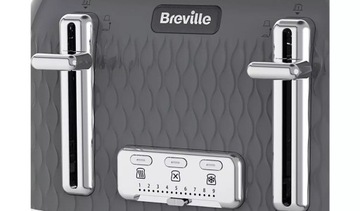 КРАСИВЫЙ, СТИЛЬНЫЙ ТОЗЕР BREVILLE ДЛЯ ЧЕТЫРЕХ ЛОМТОВИКОВ