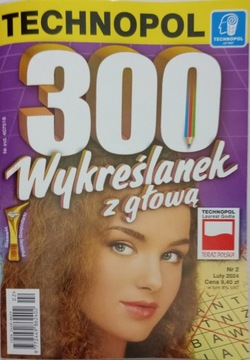 WYKREŚLANKI 300 WYKREŚLANEK z głową 2/2024