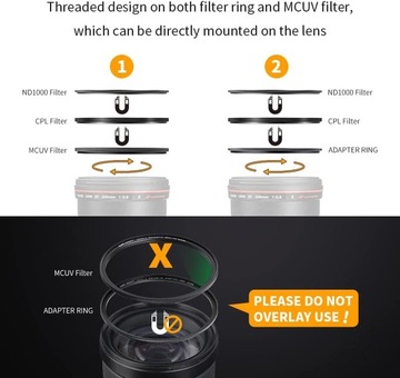 Набор магнитных фильтров MC UV CPL ND1000 67 мм