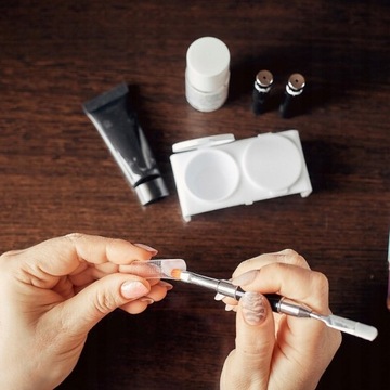 Набор для сборки POWDER GEL акриловый гель БЕЛЫЙ 30 мл