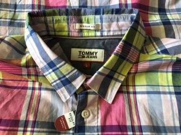 TOMMY JEANS HILFIGER roz.L regular nowa koszula