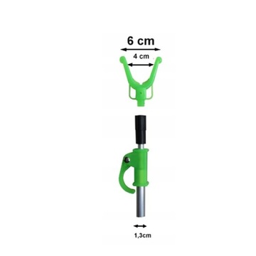 ЛЕГКАЯ АЛЮМИНИЕВАЯ РЫБАЛОЧНАЯ ПОДСТАВКА 100 С АЛЮМИНИЕВЫМ ЗАЖИМОМ