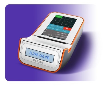 Онлайн-касса Эльзаб К10 бело-оранжевый WiFi