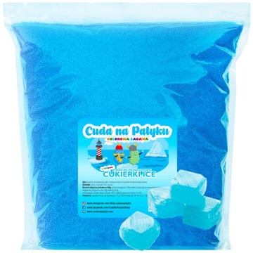Kolorowy Cukier Do Waty Cukrowej do Maszyny Smakowy Cukierki ICE 5 KG