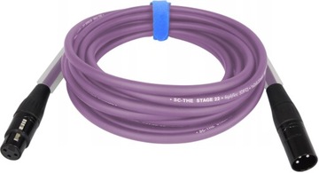 SOMMER STAGE PRZEWÓD KABEL SYMETRYCZNY MIKROFONOWY XLR ROXTONE CZARNE 25m