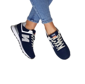 Buty Damskie Adidasy Sneakersy Sportowe Szare r.42