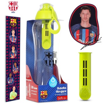 Butelka LEWANDOWSKI Dafi FC Barcelona 0,5l+1 filtr