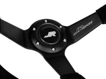 Спортивный руль JRspec 350 мм со смещением 80 мм.