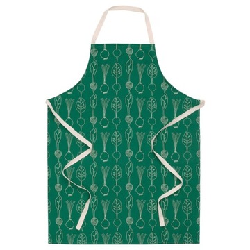 IKEA TORVFLY Fartuch kuchenny 68x90cm BAWEŁNA zielony WARZYWA