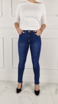 БРЮКИ ЖЕНСКИЕ M. SARA SHAPING, ПРИГЛАЖЕННЫЕ Push UP / Синие