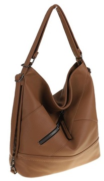 Elegancka Klasyczna Torebka Listonoszka worek plecak 2w1 2507