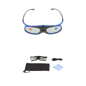 2x Okulary 3D Do Projektorów DLP LINK Aktywna Migawka Acer/ /
