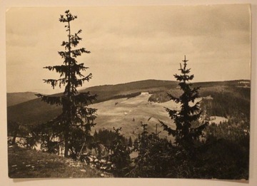 GORCE - Widok z Turbacza na Halę Długą, 1969 rok