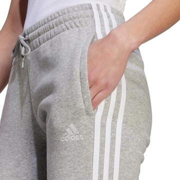 SPODNIE DAMSKIE ADIDAS ESSENTIALS 3-STRIPES FLEECE SZARE IL3282 r M