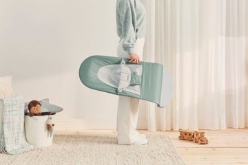 СТУЛ BABYBJORN BALANCE SOFT 2IN1 СТУЛ ТКАНЫЙ/ДЖЕРСИ ЗЕЛЕНЫЙ/СЕРЫЙ