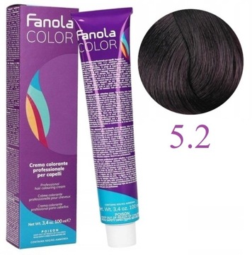 Fanola Crema Colorante Farba 100ml Nr 5.2