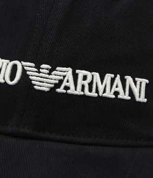 Czapka z daszkiem męska Emporio Armani ODDYCHAJĄCA KASZKIETÓWKA MODNA LATO