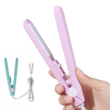 MINI PROSTOWNICA LOKÓWKA DO WŁOSÓW TURYSTYCZNA 2W1 + ETUI
