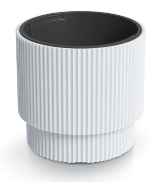 Цветочный горшок Milly DBMIN400 - белый - Просперпласт