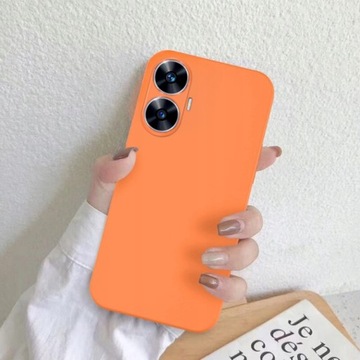 ЧЕХОЛ ДЛЯ REALME C55 СИЛИКОНОВЫЙ ЦВЕТ МЯГКИЙ ЧЕХОЛ + СТЕКЛО