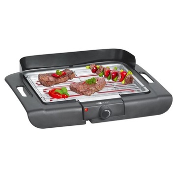 GRILL ELEKTRYCZNY STOŁOWY NA STÓŁ OPIEKACZ BEZ DYMU KURZU CLATRONIC 2000W