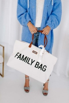 Семейная сумка Childhome Teddy Bear, белая (Limit)