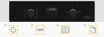 Kernau Slim Set 45см Газовая плита + Духовка