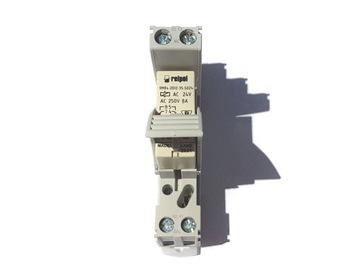przekaźnik 24V AC / 2x8A 250V AC - na szynę DIN