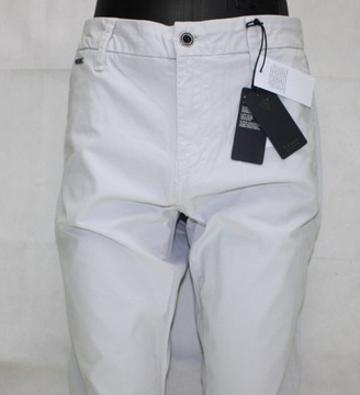 Guess spodnie męskie -M72B29W8B80- oryginalne jasne szare rurki - W34/L34