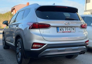 Hyundai Santa Fe IV SUV 2.0 CRDi 185KM 2020 Hyundai Santa Fe 1WL ASO Salon PL FV23 Kamera 360 ACC Martwe Pole CarPlay, zdjęcie 5