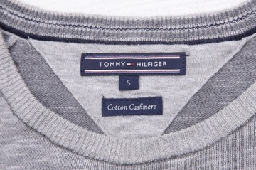 TOMMY HILFIGER SWETER Oryginalny MESKI PREMIUM Cotton Cashmere Z Logo SM