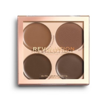 Makeup Revolution Matte Base Concealer Kit paleta korektorów pod oczy C P1