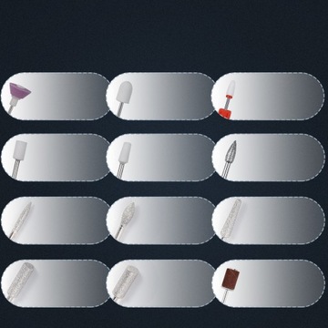 Мини-фрезерный станок для ногтей, маникюрный набор, 20000 об/мин