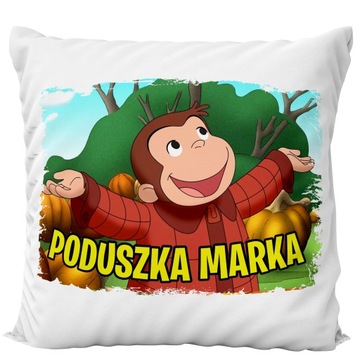 PODUSZKA CIEKAWSKI GEORGE + IMIĘ PREZENT ZAMEK