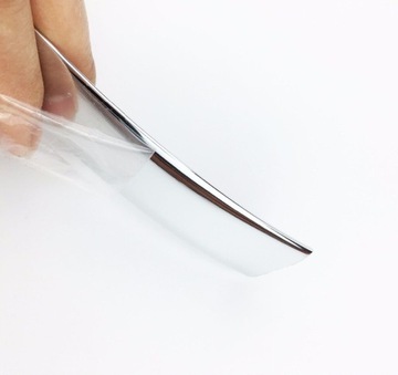 Декоративная планка, хромированная лента хромированная, 12 мм, 8 м.