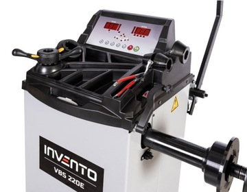 Wyważarka do kół aut osobowych INVENTO VBS 220E laser hamulec 3D AUTO ALU