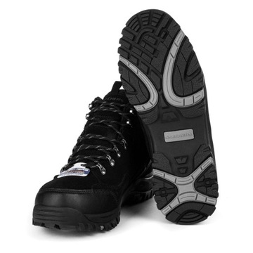 Buty trapery zimowe Skechers RELEMENT PELMO 64869-BLK CIEPŁE WODOODPORNE