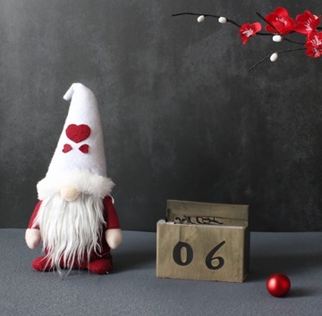SKRZATY ŚWIĄTECZNE BOŻE NARODZENIE GNOMY KRASNALE OZDOBY ŚWIĄTECZNE 2SZT.