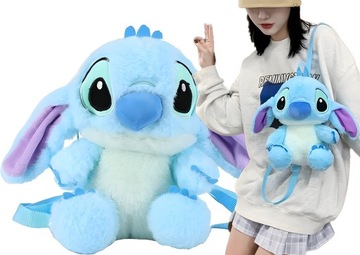 ДЕТСКАЯ ПЛЮШЕВАЯ СУМКА LILO STICH НА РЕМЕНЕ, ВМЕСТИТЕЛЬНАЯ, МЕДВЕДЬ, СУМКА-МАСКОТ