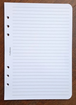 Wkład segregatora notesu organizera planera LINIA A5 14,8x21