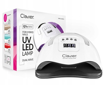 LAMPA DO PAZNOKCI LED+UV CLAVIER Q7XMAX 180W BIAŁA