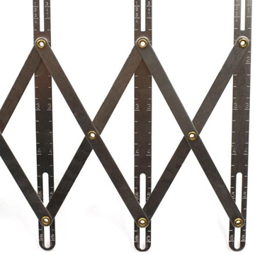 2x расширитель петель, расширяющийся швейный калибр, измерительный инструмент, линейка